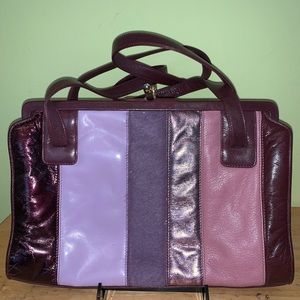 Michelle hatch New York color block leather purse
